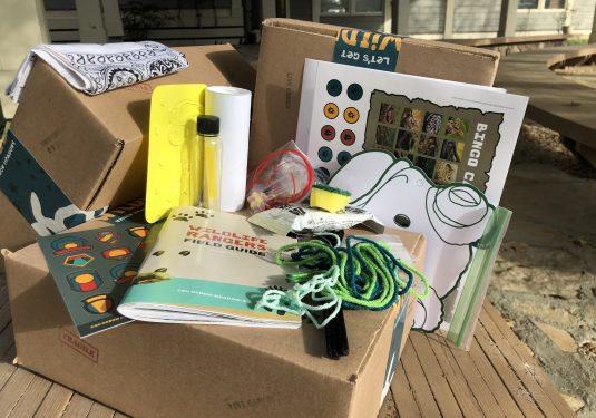 supplies found within an adventure box