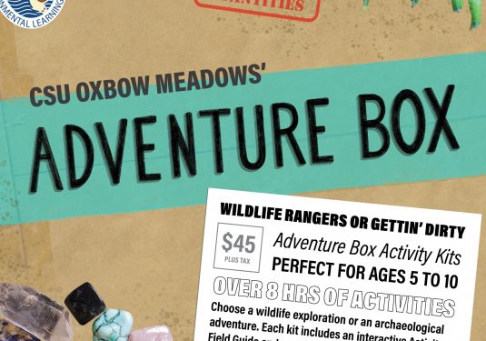 CSU Oxbow Meadows' Adventure Box flyer