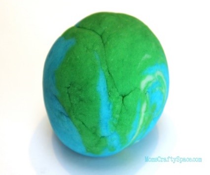 a clay version of the Earth