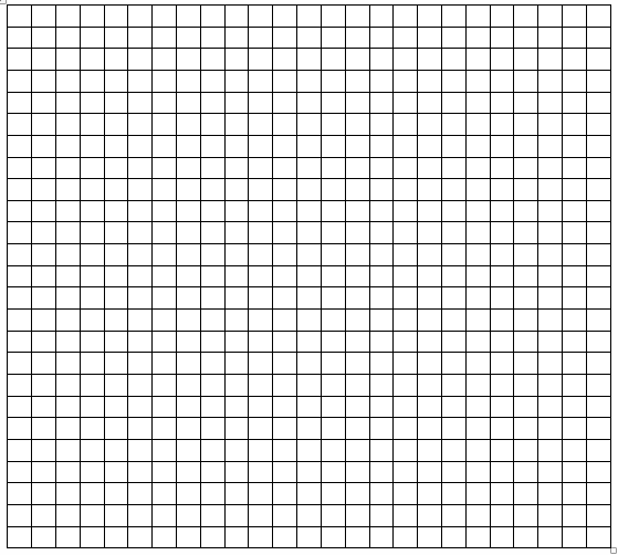 a sheet of graph paper